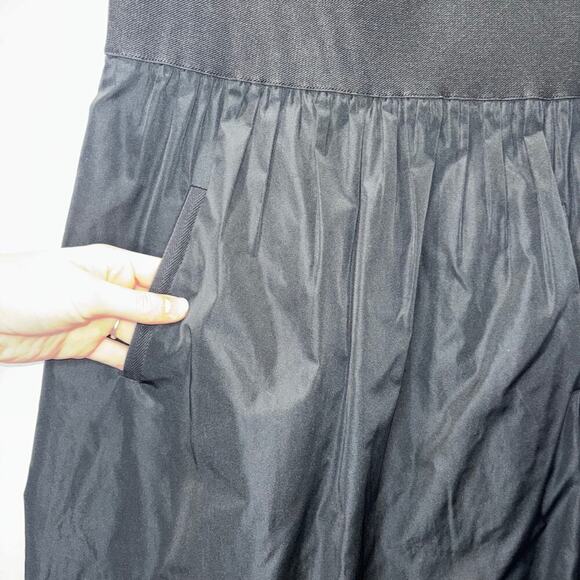 Yigal Azrouël New York Black Gathered Waist Dress – Size 4 - Picture 6 of 11